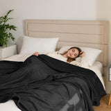 Good Nite kuschelige Decke, flauschige Decke, Bettdecke, Sofadecke, XL, Wohndecke, Fleecedecke, 150 x 200 cm, Schwarz, weiche warme Decken, flauschige Decke, Betten und Decken, Good Nite
