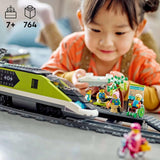 LEGO City Personen-Expresszug, ferngesteuertes Zugset, Eisenbahnspielzeug mit Scheinwerfern, 2 Waggons und 24 Gleiselementen, Geschenk für Kinder, Jungen und Mädchen 60337 Bausets Besuchen Sie den LEGO-Store