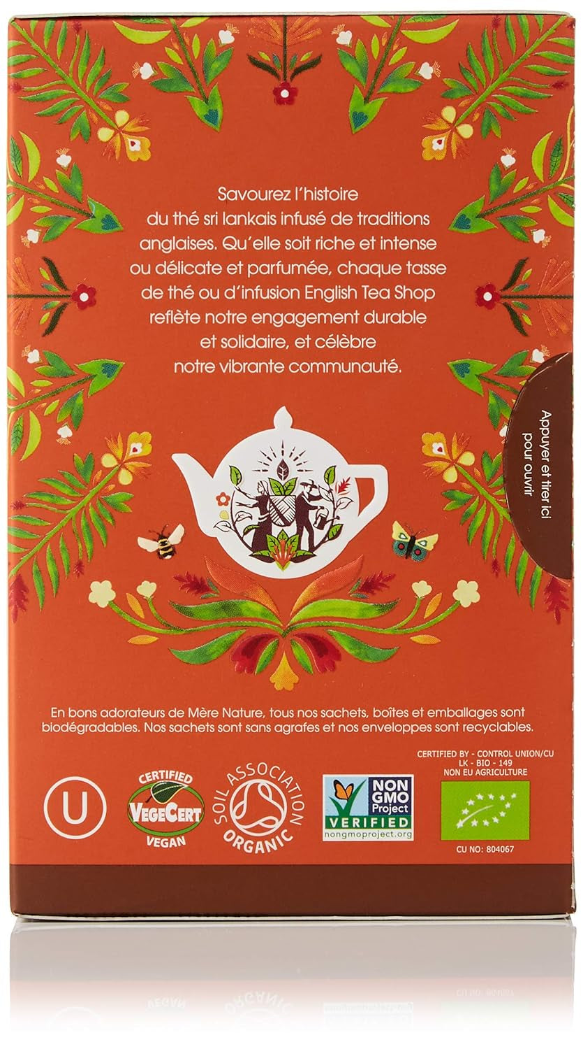 ETS - Chai Schwarzer Tee, Naturland BIO, 20 Teebeutel (2er Pack)