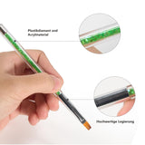 8 Stück Nagel Pinsel, Nagelkunstpinsel Pinsel Set, Pinsel Für Nägel Mit Doppelkopf Nail Art Pinsel Set Dotting Pen Und Gel Pinsel für Nägel Präzise Pinsel Für Nageldesign Und Verzierungen