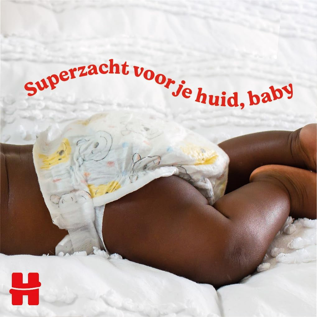 Huggies Extra Care Babywindeln, Größe 2 (3–6 kg), super saugfähig, Disney-Design, Großpackung, 160