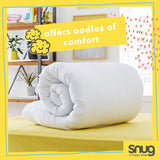 Just Right Snug Duvet, 10,5 Tog, Hohlfaser, weiß, Doppelbett Bettdecken und Steppdecken Naty Shop
