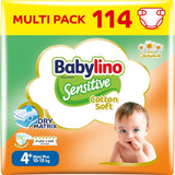 Windeln für empfindliche Babys, Größe 6, extra groß (13-18 kg), 114 Windeln