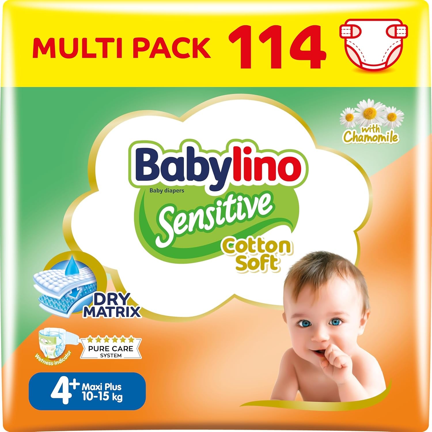 Babywindeln Sensitive Größe 4, Maxi (8-13 kg), 20 Stück