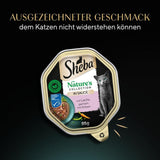 SHEBA Nassfutter für Katzen, Nature's Collection in Lachssauce, 2 x 11 x 85 g