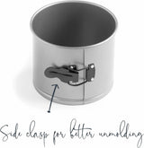 Panettone-Form, abnehmbar, Kohlenstoffstahl, antihaftbeschichtet, Durchmesser 16 cm, Volumen 2 Liter. Backformen und Tabletts Naty Shop