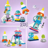 LEGO DUPLO 3-in-1 Space Shuttle, jede Menge Abenteuer, Weltraumset, Raketenspielzeug für Kinder, wissenschaftliches Bauspielzeug, frühe motorische Fähigkeiten, Geschenk für 3-Jährige, 10422 Bausets. Beuche den LEGO-Store