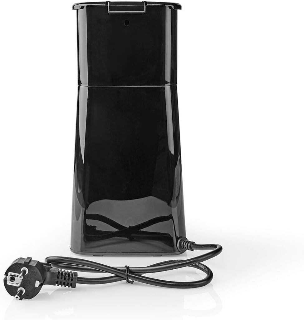 NEDIS Espressor – Filterkaffee – 0,4 l – 1 Tasse – Timer – Schwarz/Silber