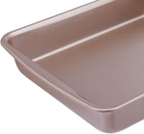 Relaxdays Backform, antihaftbeschichtet, 4 Liter, Kohlenstoffstahl, braun Formen und Backbleche Naty Shop