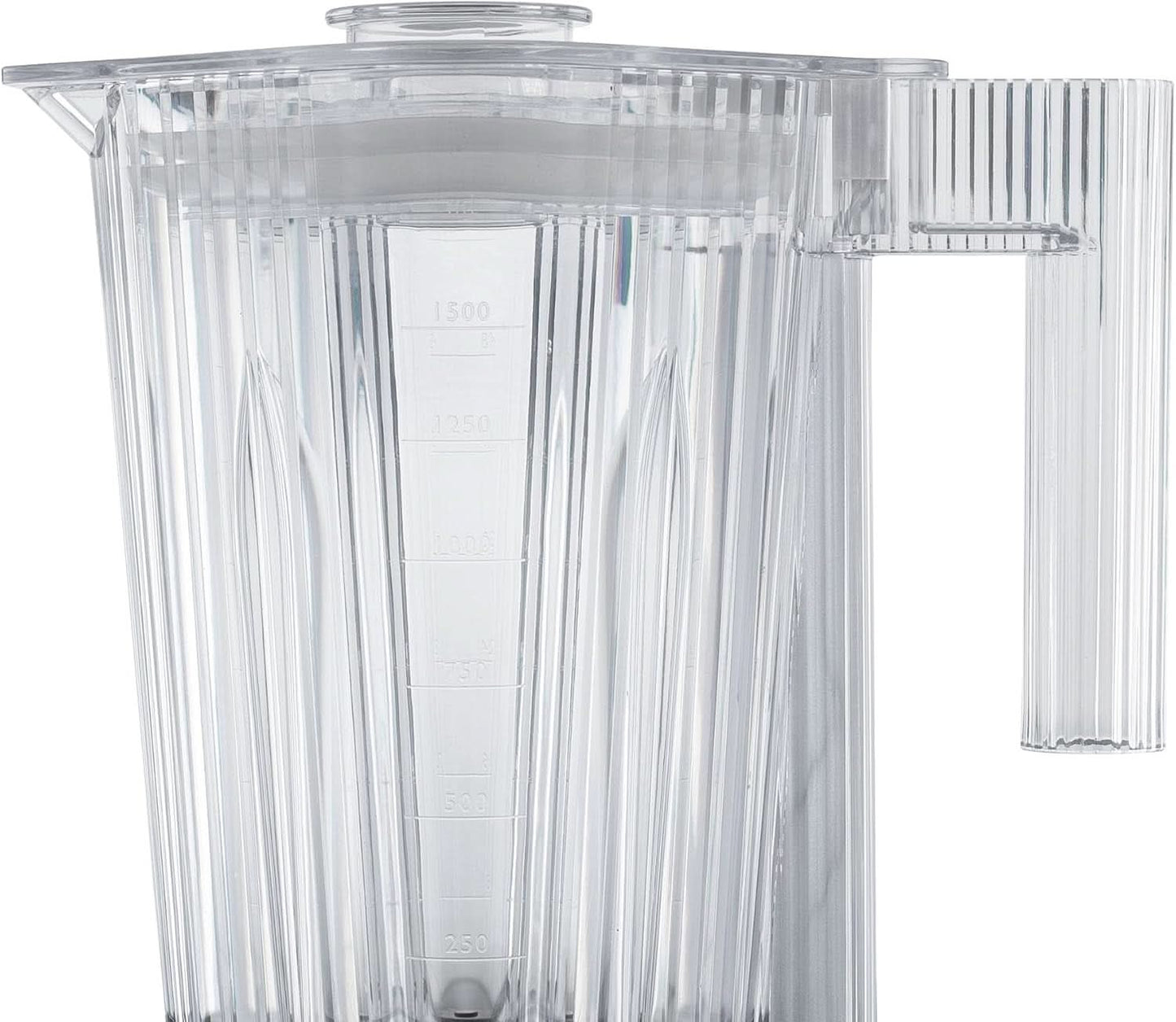 Alessi Plissé MDL09 W – Mixer mit graduierter Karaffe, thermoplastisches Harz, Kitchen Naty Shop