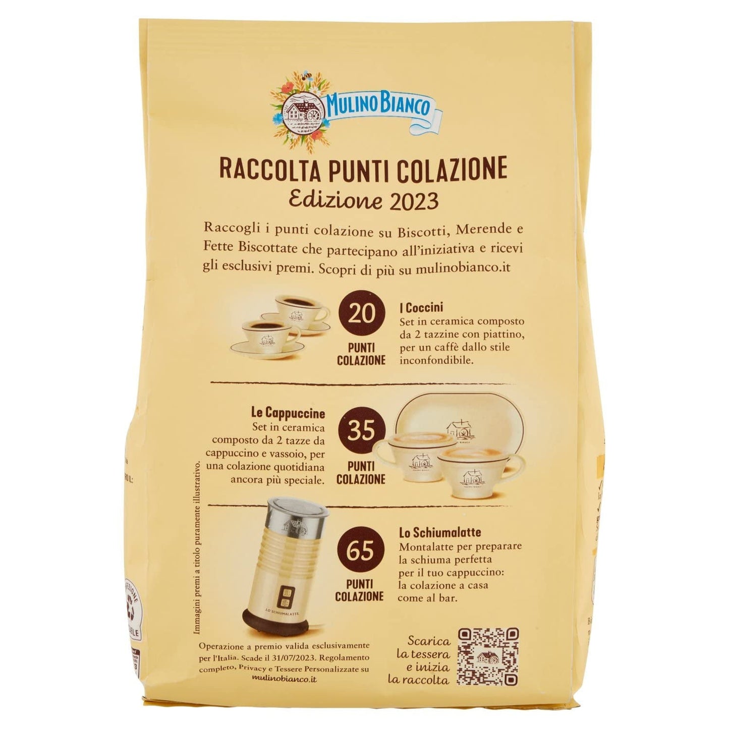 White Mill Frollini Galletti Kekse mit frischer Milch, 100 % italienisch, 350 g