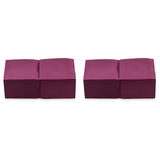 Saten Ser22104961 Coktail-Serviette, 20 x 20, 2-lagig, 1/4-Faltung, 100 Servietten, Punta-Punta, Schwarz