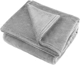 Teesa Fleecedecke 200 x 220 cm grau TSA8902-1 Teesa Betten und Decken