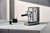 WMF Lumero Espressomaschine, Siebträger, 1400 Watt, Siebträger, 3 Einsätze, für 1-2 Espressotassen, auch für Kapseln, 15 bar, Tassenhalter, Milchaufschäumer, Edelstahl matt
