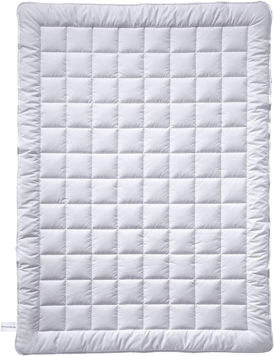 Billerbeck Simone Superlight Steppdecke – Seidendecke – 135 x 200 cm – Sommerdecke, kühlende Steppdecke, leichte Sommerdecke – 100 % Baumwolle, weiß Steppdecken und Steppdecken Naty Shop 135 x 200 cm
