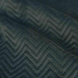 Vorhang-Kastenkissen, dekoratives Kissen, LxB 45 x 45 cm, grüner Jacquard „Greta“ mit Fischgrätenmuster, pflegeleicht, Reißverschluss, weiche Füllung, 320 g, verschiedene Farben, 2023510, Reisekissen, Naty Shop