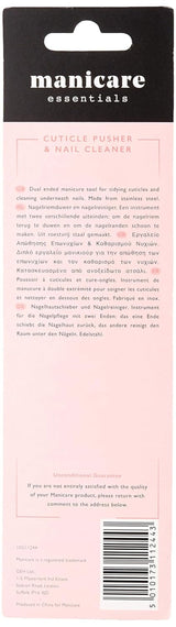 Nagelhautschieber und Nagelreiniger, professionelles Maniküre-/Pediküre-Werkzeug, doppelköpfiger Edelstahl, perfekt für überwachsene Nagelhaut, reinigt unter/um den Nagel, entfernt Nagellack