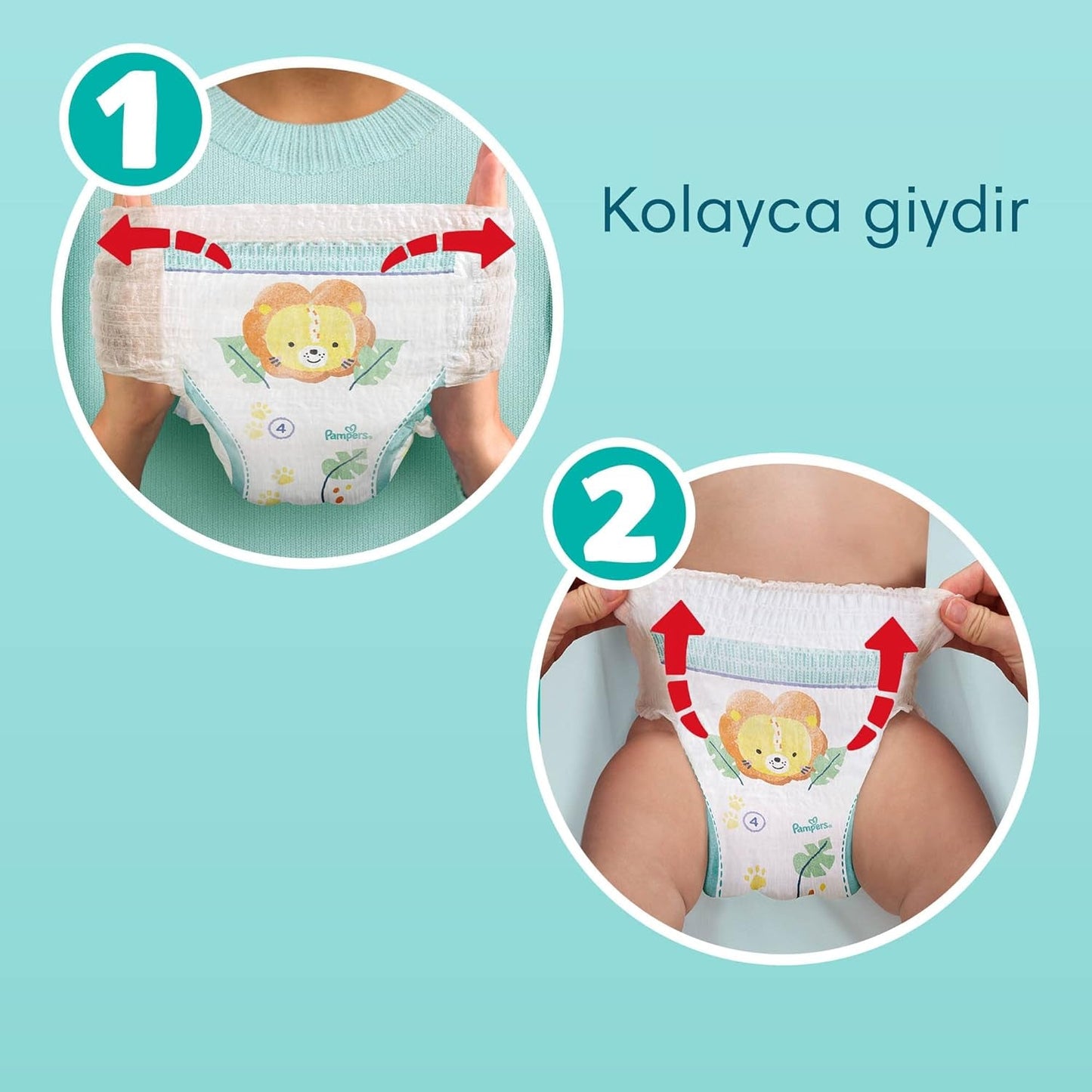Pampers Windeln (alte Version), Nachthosen, Größe 5, 22 Stück, 12 kg-17 kg