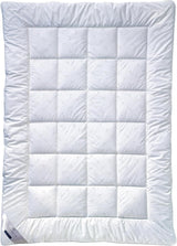 Billerbeck E21 King-Faser-Bettdecke – Bettdecke aus raffinierter Aloe-Vera-Faser – 135 x 200 cm Ganzjahresdecke mit mittlerer Wärme, weiß Naty Shop Bettdecken Einzelbett 135 x 200 cm Medium (M)
