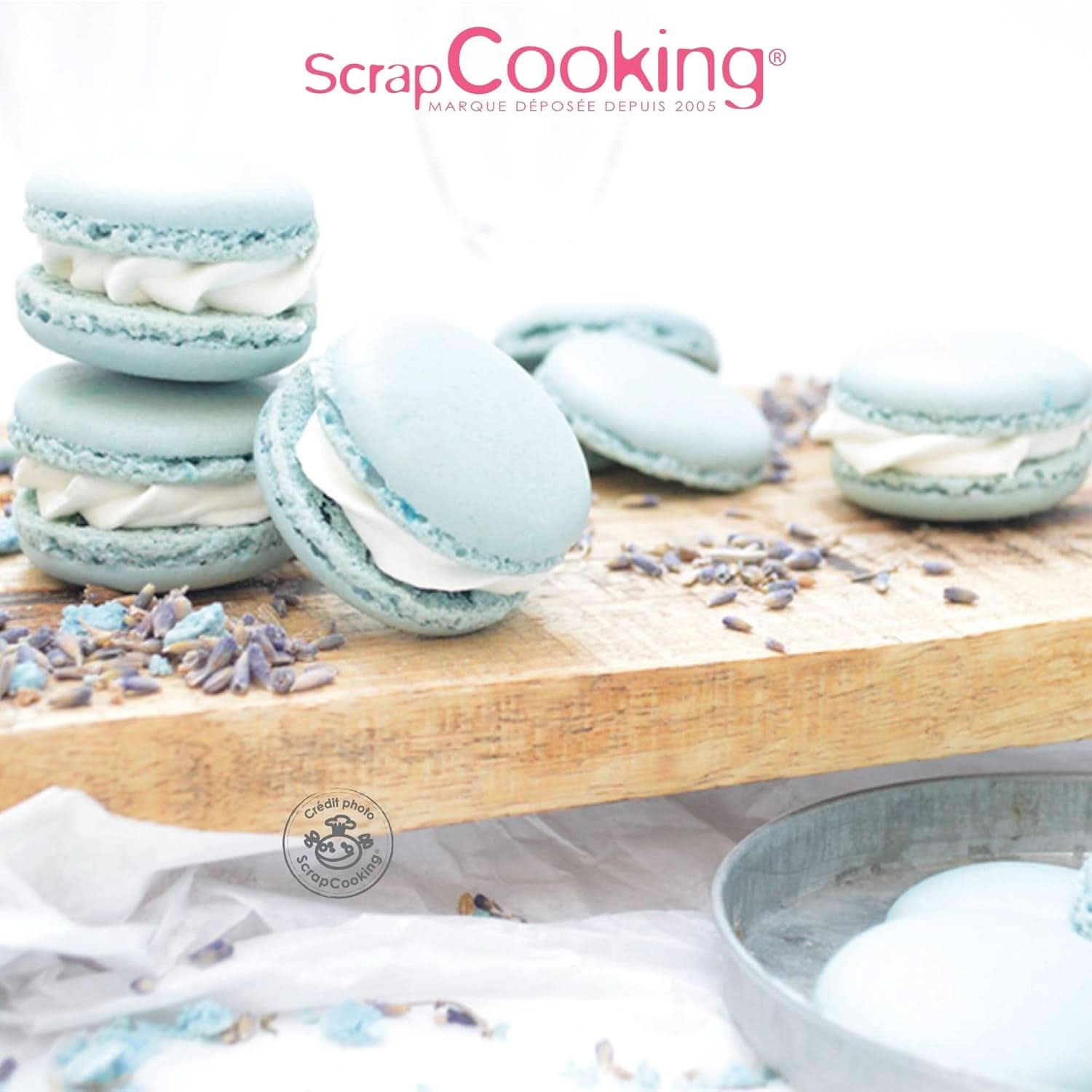 Scrapcooking, Lebensmittelfarbpulver, Pastellblau, 5 Gramm Naty Shop