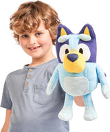 Blaues Plüschtier mit Soundeffekten, funktionelles Plüschtier, interaktives Plüschtier, sprechendes Plüschtier, Plüschtier (33 cm) Naty Shop Dolls