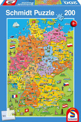 Deutschlandkarte mit Bildern (Kinderpuzzle) Puzzle Naty Shop Standardtitel