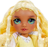 Rainbow High Winter Wonderland – Sunny (Gelb) – 28 cm große versteckte magische wasseraufblasende Schneemann-Modepuppe mit Schneemann-Set, geeignet für Kinder im Alter von 4–12 Jahren und Sammler