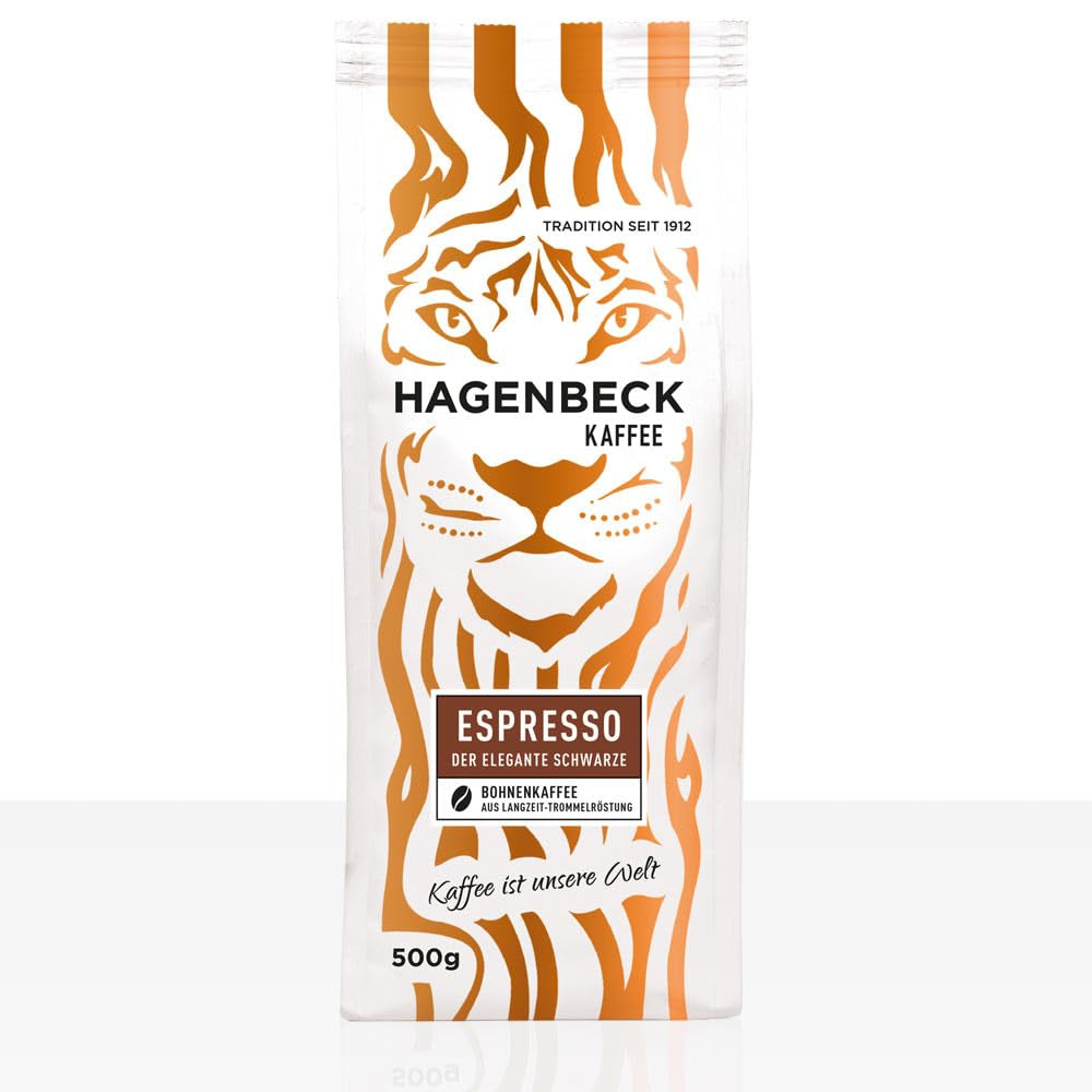 Hagenbeck Espresso The Elegant Black 5 Kaffeebohnen x 500g