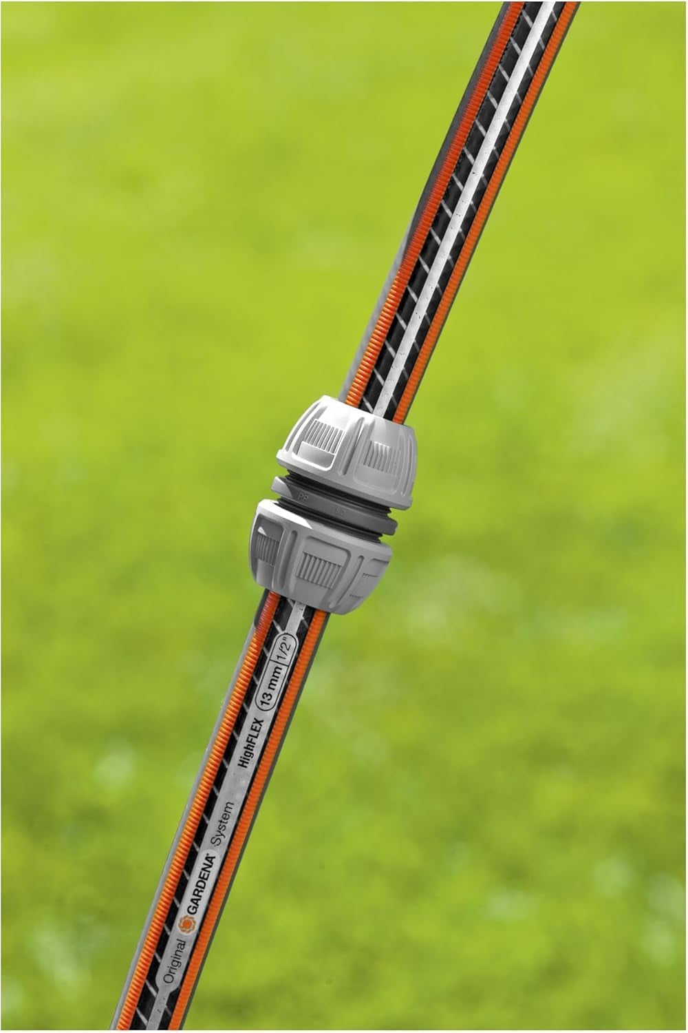 Gardena 13 mm (1/2 Zoll) und 15 mm (5/8 Zoll) Reparateur: Schnelle und einfache Schlauchreparatur ohne Werkzeug, Power Grip, hohe Klemmkraft, verpackt (18232-20)