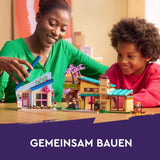 LEGO Friends Olly und Paisley Familienhaus, Puppenhaus mit Figuren und Zubehör, zweistöckiges Haus und Baumhaus-Set, kreatives Geschenk für Mädchen und Jungen ab 7 Jahren. 42620 Bausets. Besuchen Sie den LEGO-Store