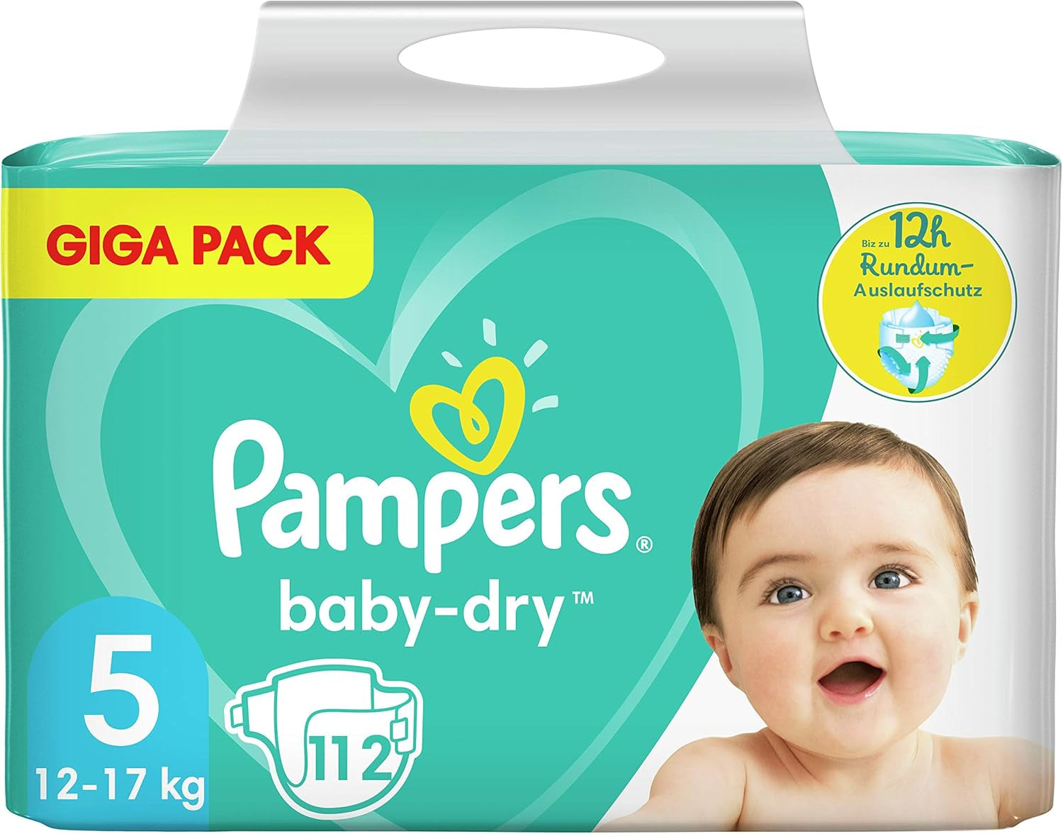 Windeln Pampers 81657566 Baby-Dry Pants, weiß