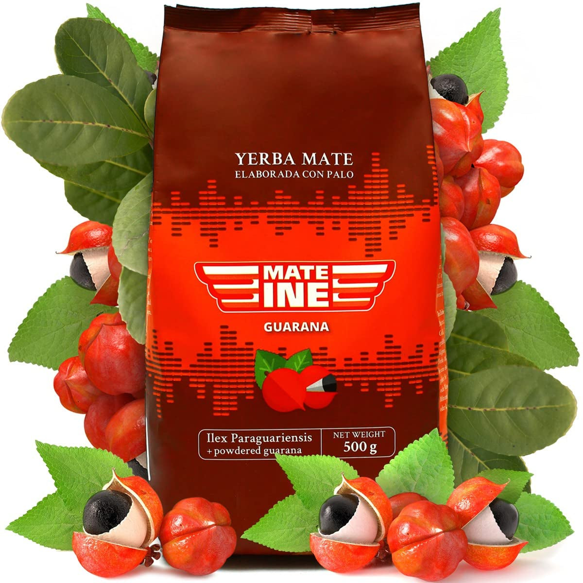 Mate Yerba Mate Tee mit Guarana, neutral, 500 g