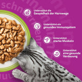 Whiskas Senior 7+ Nassfutter Gemischte Auswahl in Soße, 48 Beutel, 12x85g (4er Pack) – Hochwertiges Nassfutter für Katzen ab 7 Jahren