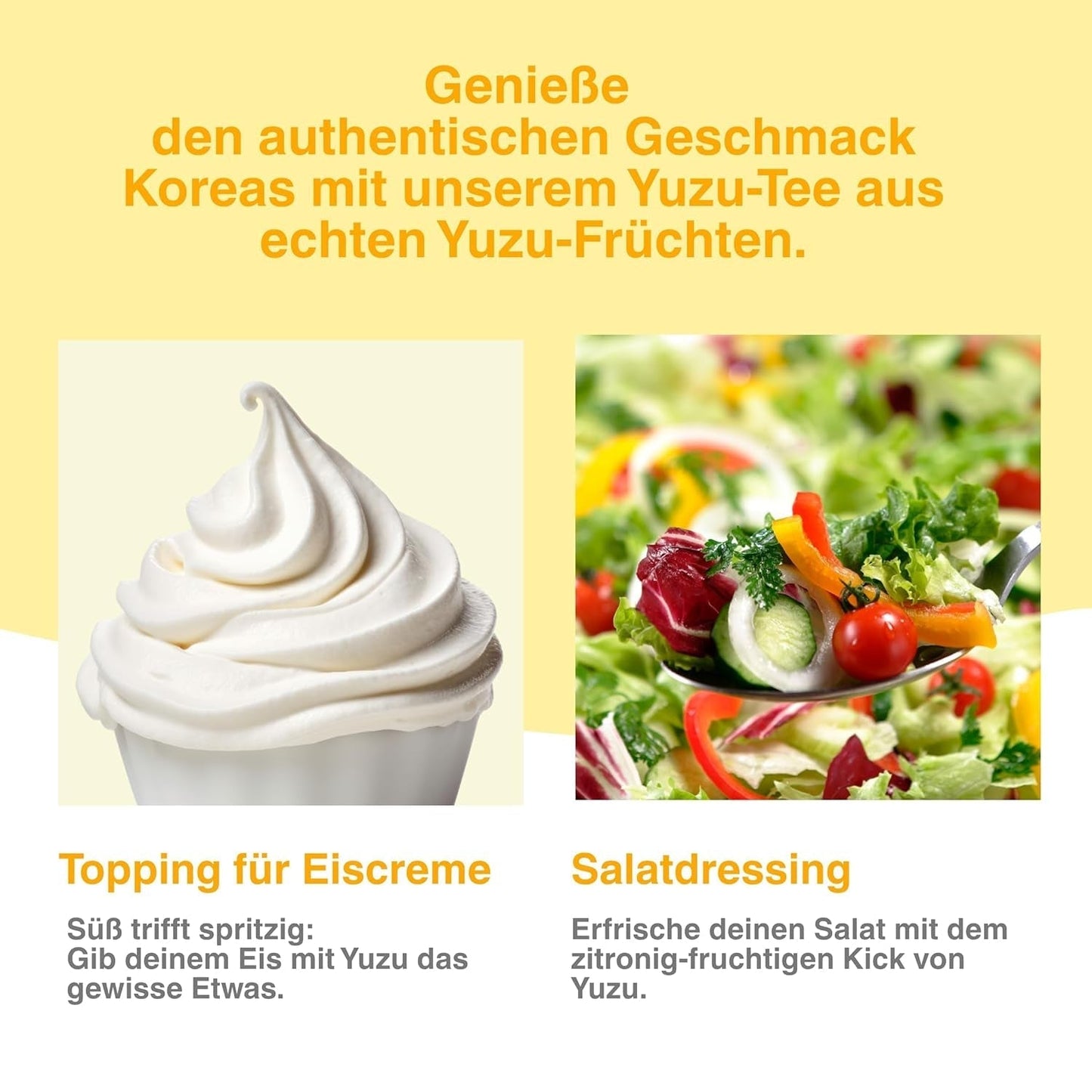 Easycookasia Koreanisches Getränk – Yuzu-Tee | Fruchtig, süß und zitrisch | Mit Vitamin C | Für Tee, Limonade, Cocktails und Desserts | Entdecken Sie die asiatische Teekultur (500g)