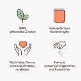 Potluck | Zimt Zauber | Würzmischung im Keramiktopf | 90g | Vegan, glutenfrei und mit natürlichen Zutaten