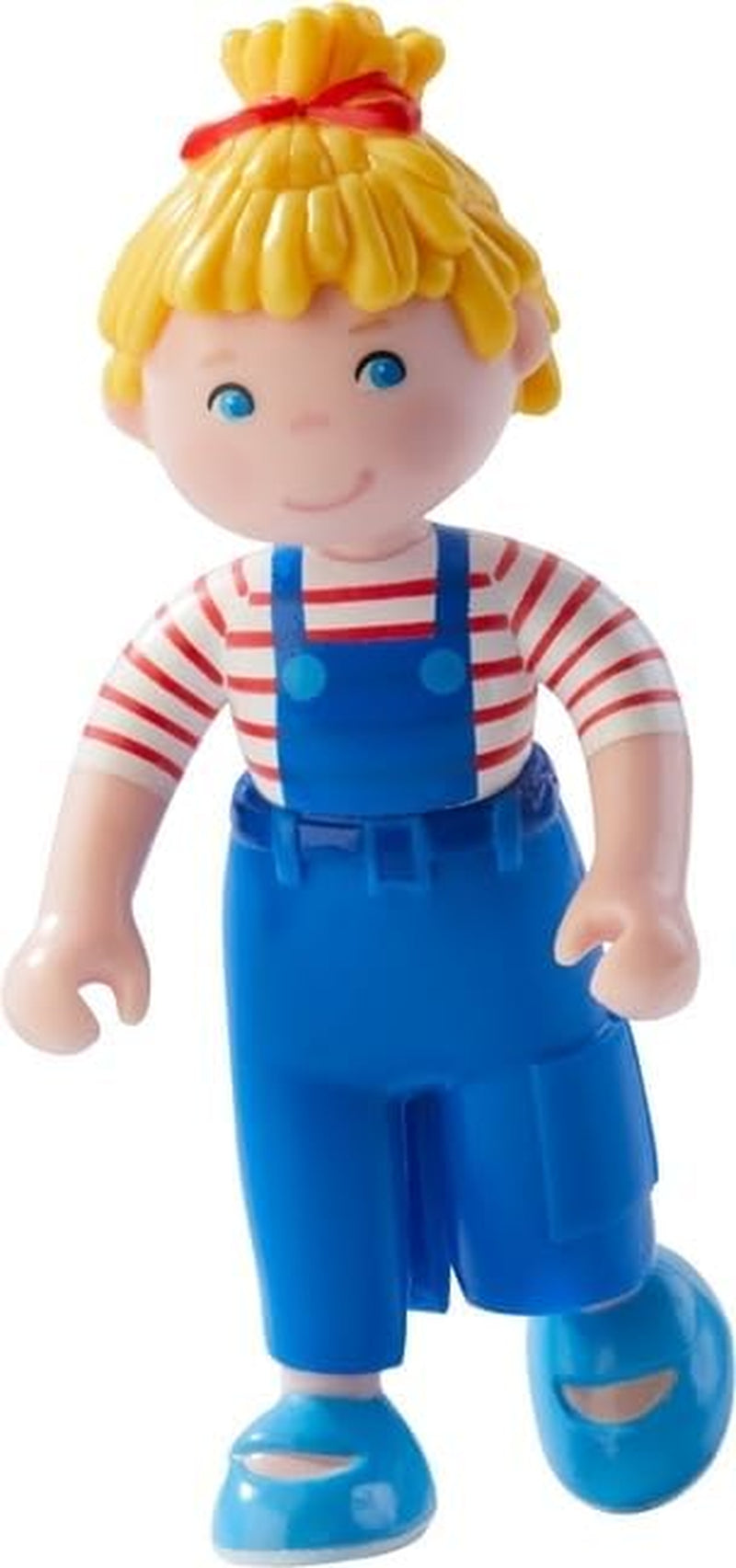 HABA 303672 - Kleine Freunde - Conni | Süße Minipuppe ab 3 Jahren | Robuste Klapppuppe aus Kunststoff für langanhaltenden Spielspaß | Geschenk für alle Conni Papusi Naty Shop Fans