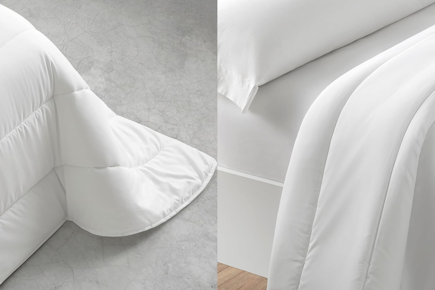 Degrees Home - 4 Estaciones - Nordische Steppdecke, 180 cm, 2 Steppdecken. Winter: Fasern 270 g/m2; Sommer 170 Gr/M2-260X240 cm Bettdecken und Steppdecken Naty Shop