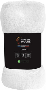 Soleil D'Ocre, Flanelldecke, 220 x 240 cm, Calin, braun Bettdecken und Steppdecken Naty Shop Weiß 220 x 240 cm