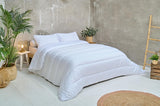 Bleu Câlin COUETTE MICROFIBRE KMF 45S, 240 x 260 cm, Polyester, Steppdecke, Decke, weiß, Winterbettdecken und Steppdecken Naty Shop 200 x 200 cm