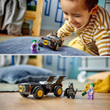 LEGO 76264 DC-Verfolgungsjagd im Batmobil: Batman Vs. Joker-Spielzeugauto-Set, Superhelden-Starterset mit 2 Minifiguren, Spielzeug für Kinder im Vorschulalter, Jungen, Mädchen ab 4 Jahren, Schnell zusammenzubauen. Bausätze. Besuchen Sie den LEGO-Store