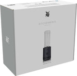 WMF Küchenminis Smoothie-To-Go, Mini Standmixer Mit Zwei Mix-/Trinkbehältern 0,6L, Mixer Hochleistungsmixer 300 W, Edelstahl Matt, Schwarz Kitchen Naty Shop