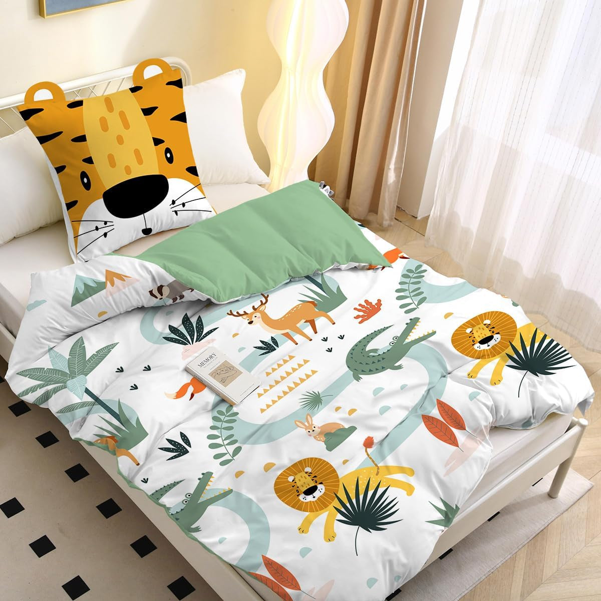 3D-Mikrofaserbettwäsche, Tiere, Unisex-Bettwäsche – Kinder Naty Shop