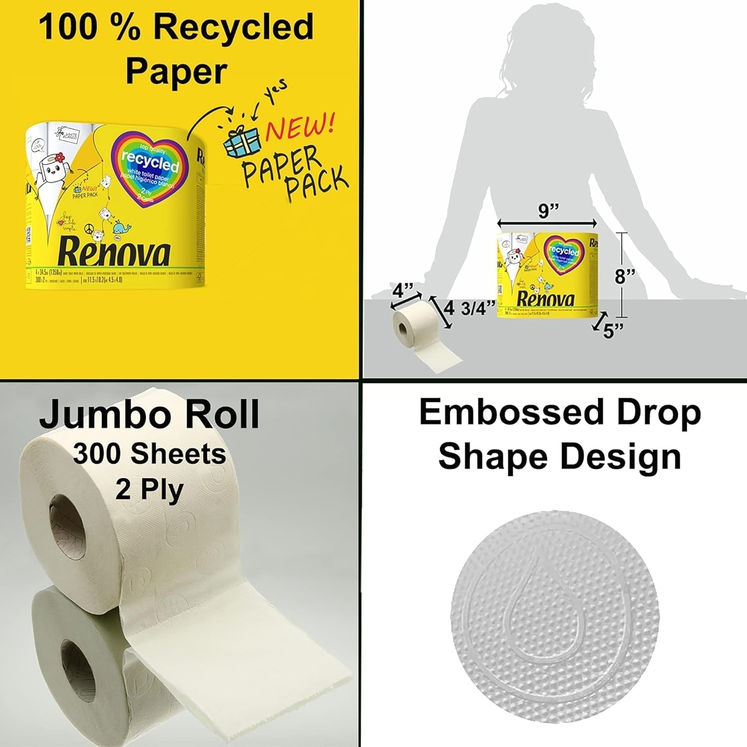 Renova Toilettenpapier - 1 Stück