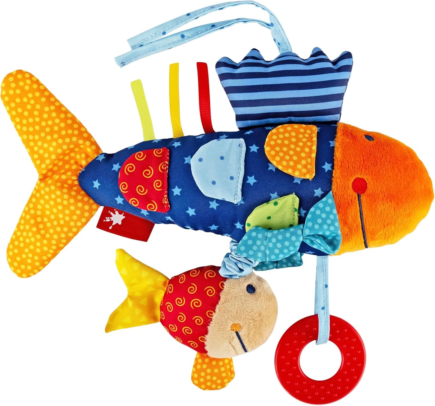 SIGIKID 40104 Active Fish Baby Activity PlayQ Spielzeug für Kinder Mädchen und Jungen empfohlen ab 3 Monaten mehrfarbig Babyspielzeug Naty Shop