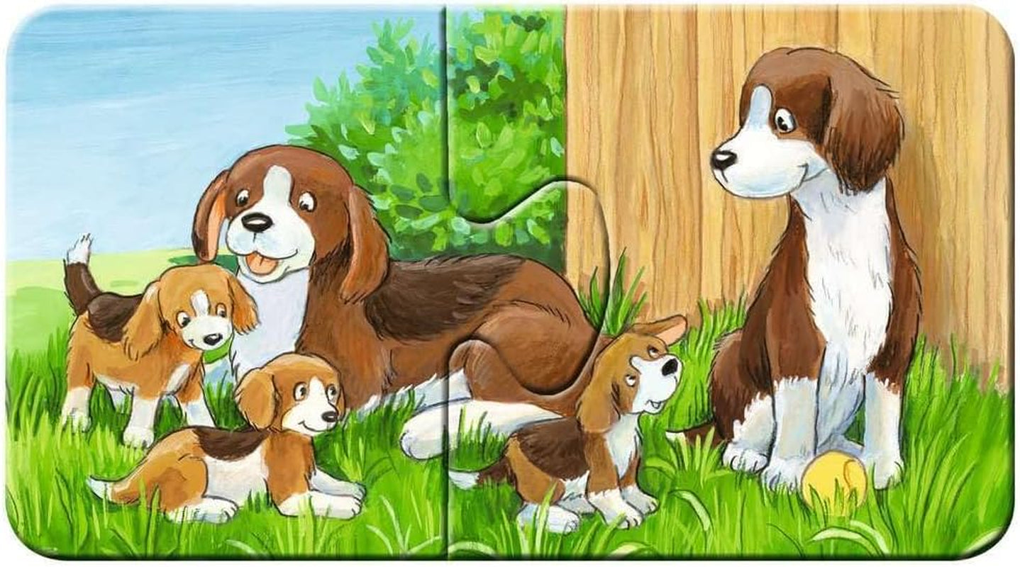 Ravensburger Puzzle für Kinder – 05072 Bauernhoftierfamilien – Mein erstes 9x2-Puzzle – Puzzle für 2-Jährige Puzzle Naty Shop