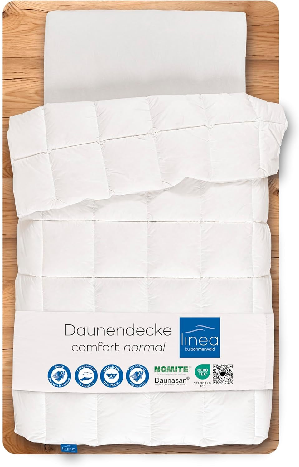 Komfortdecke, (90 Daunen / 10 Federn), weiß, 155 x 220 cm Naty Shop Steppdecken und Steppdecken 200 x 200 cm