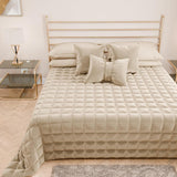 PETTI Artigiani Italiani – Einzelbettbezug, doppelseitige Bettdecke, Federkerndecke, Mitternachtsblau, Weiß, 100 % Made in Italy. Steppdecken und Steppdecken Naty Shop Braun Bettgröße 100 (170 x 260 cm)
