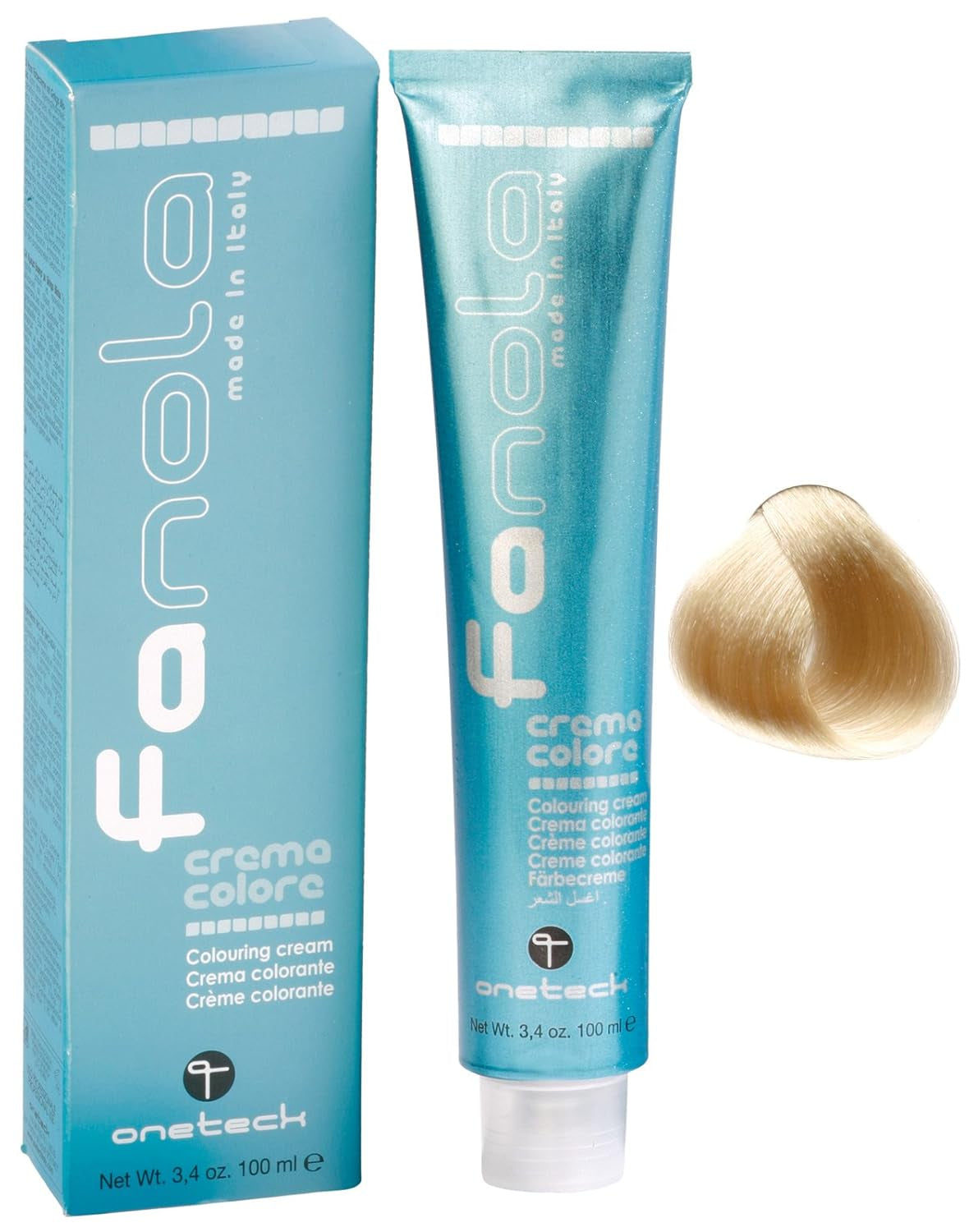 Fanola crema colore Colorationscreme 7,0 Blond, 100 ml Haarfärbemittel Naty Shop 10,00 Blond Platinum Intensiv