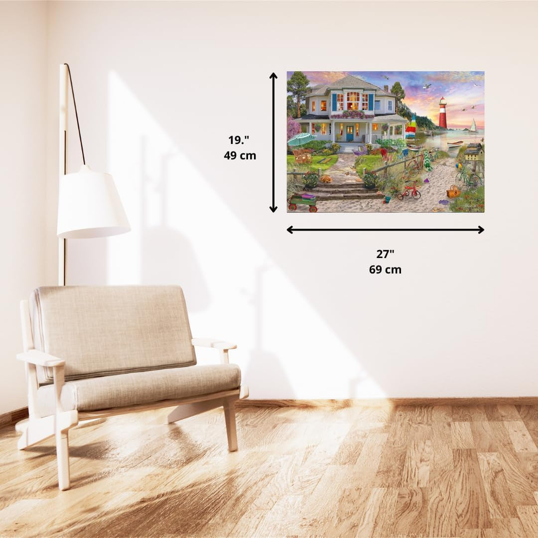 Schmidt Spiele Strandhaus, Puzzle 1.000 Teile Puzzle Naty Shop