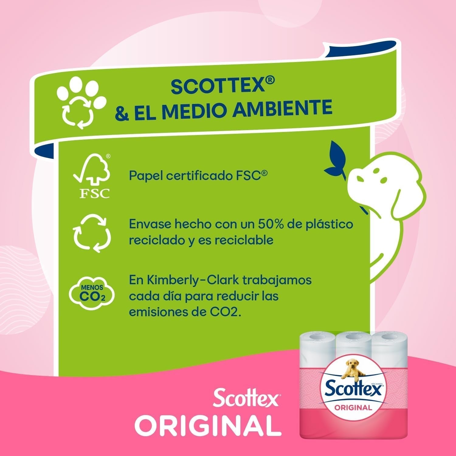 Toilettenpapier Original, 128 weiße Rollen